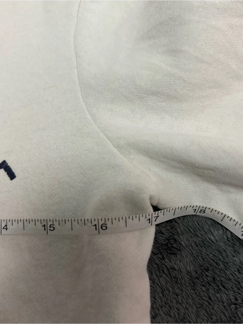 Aeropostale White Hoodie with Pink & Black Graphic - Picture 3 of 7